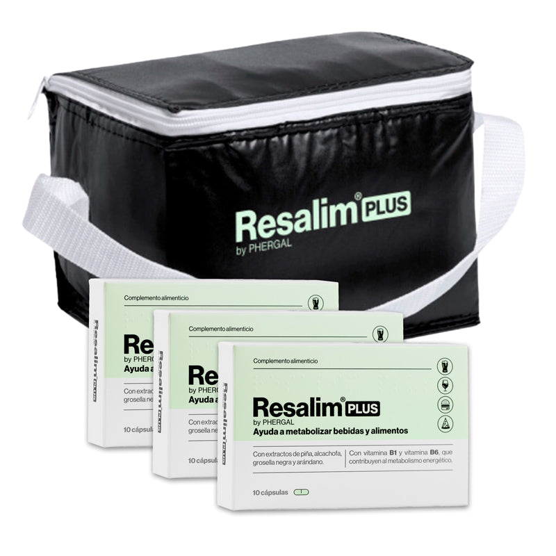 Pack de 3 de Resalim Plus y Nevera 